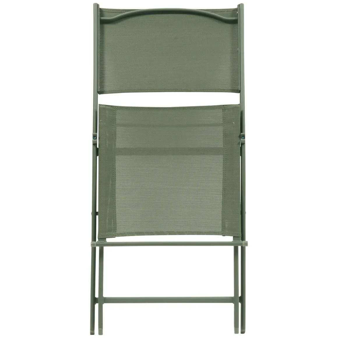 Lot de 4 chaises de jardin pliante MODULA Vert laurier
