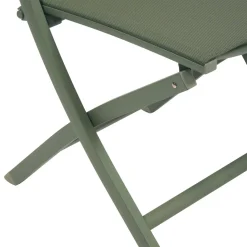 Lot de 4 chaises de jardin pliante ESSENTIA Vert laurier