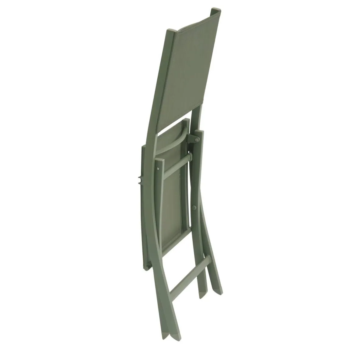 Lot de 4 chaises de jardin pliante ESSENTIA Vert laurier