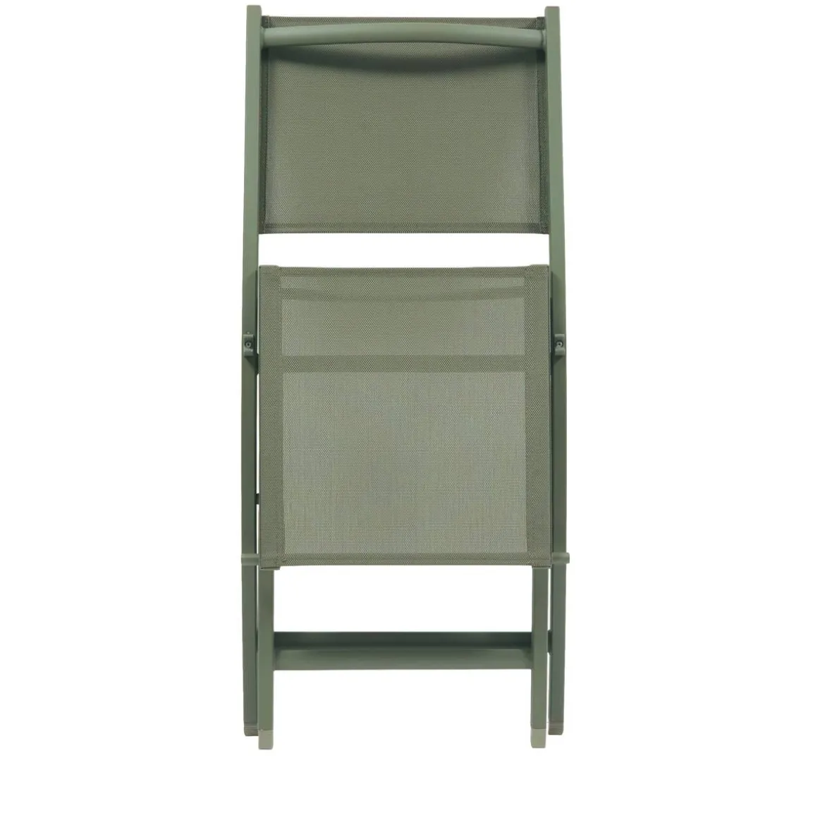 Lot de 4 chaises de jardin pliante ESSENTIA Vert laurier