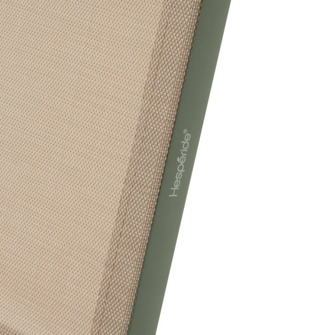 Lot de 4 chaises de jardin pliantes ESSENTIA Lin & Vert laurier