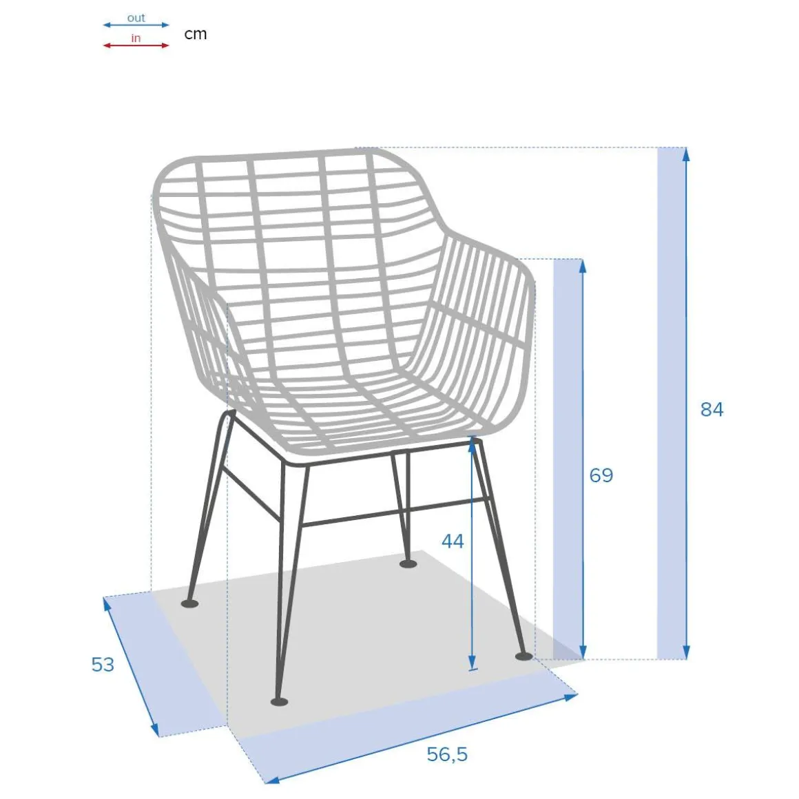 Lot de 2 fauteuils de jardin LAMBADA Sésame