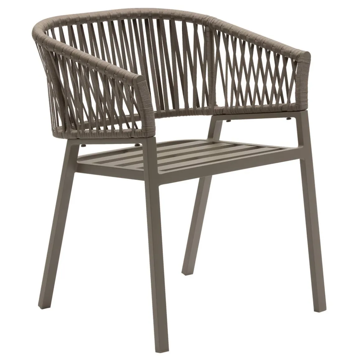 Lot de 2 fauteuils de jardin ORIENGO Macchiato / Café