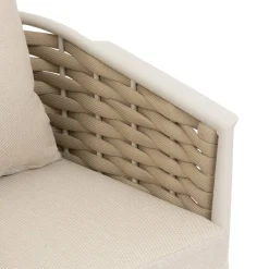 Lot de 2 fauteuils de jardin YCONIA Beige & Argile