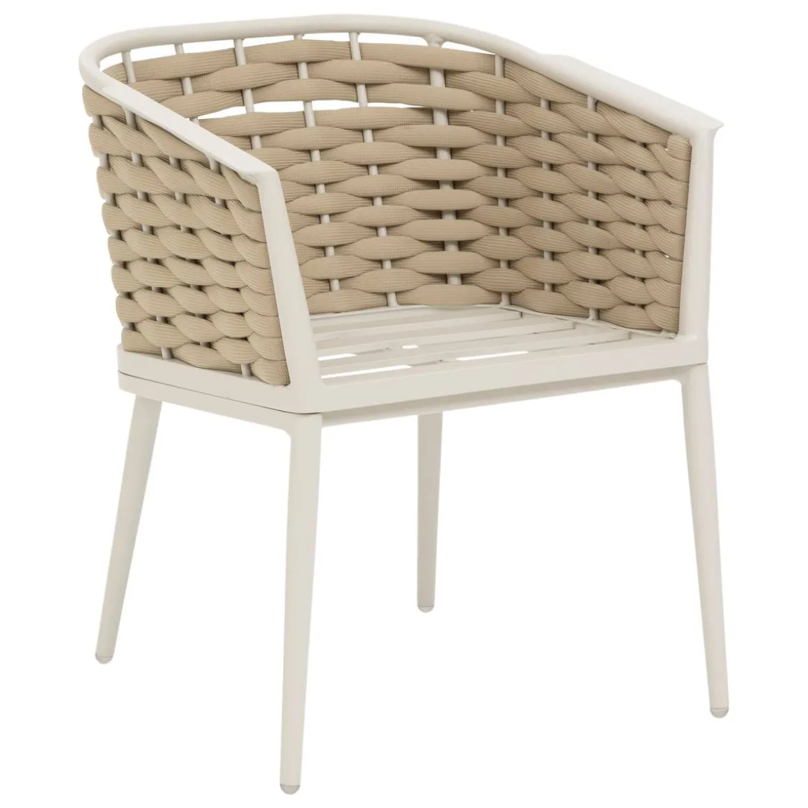 Lot de 2 fauteuils de jardin YCONIA Beige & Argile