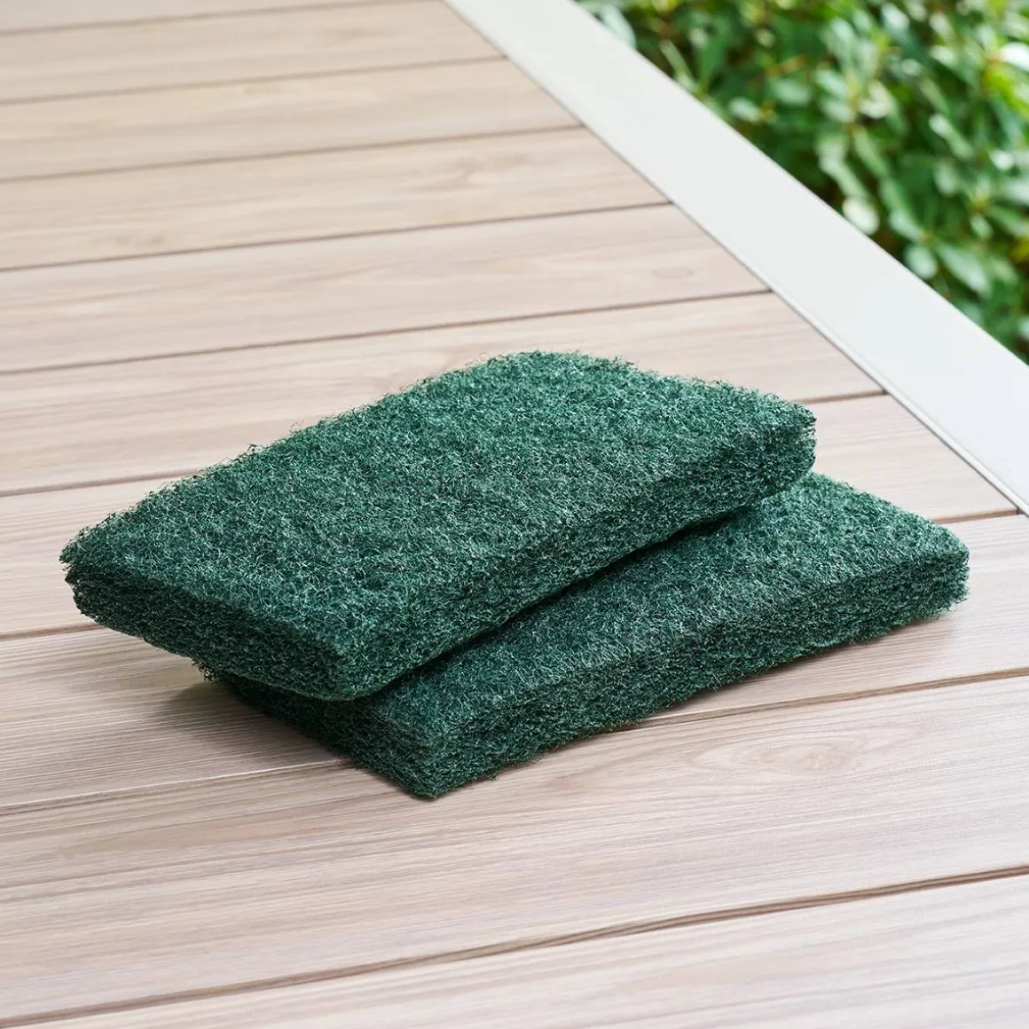 Lot de 2 éponges nettoyantes pour bois exotique