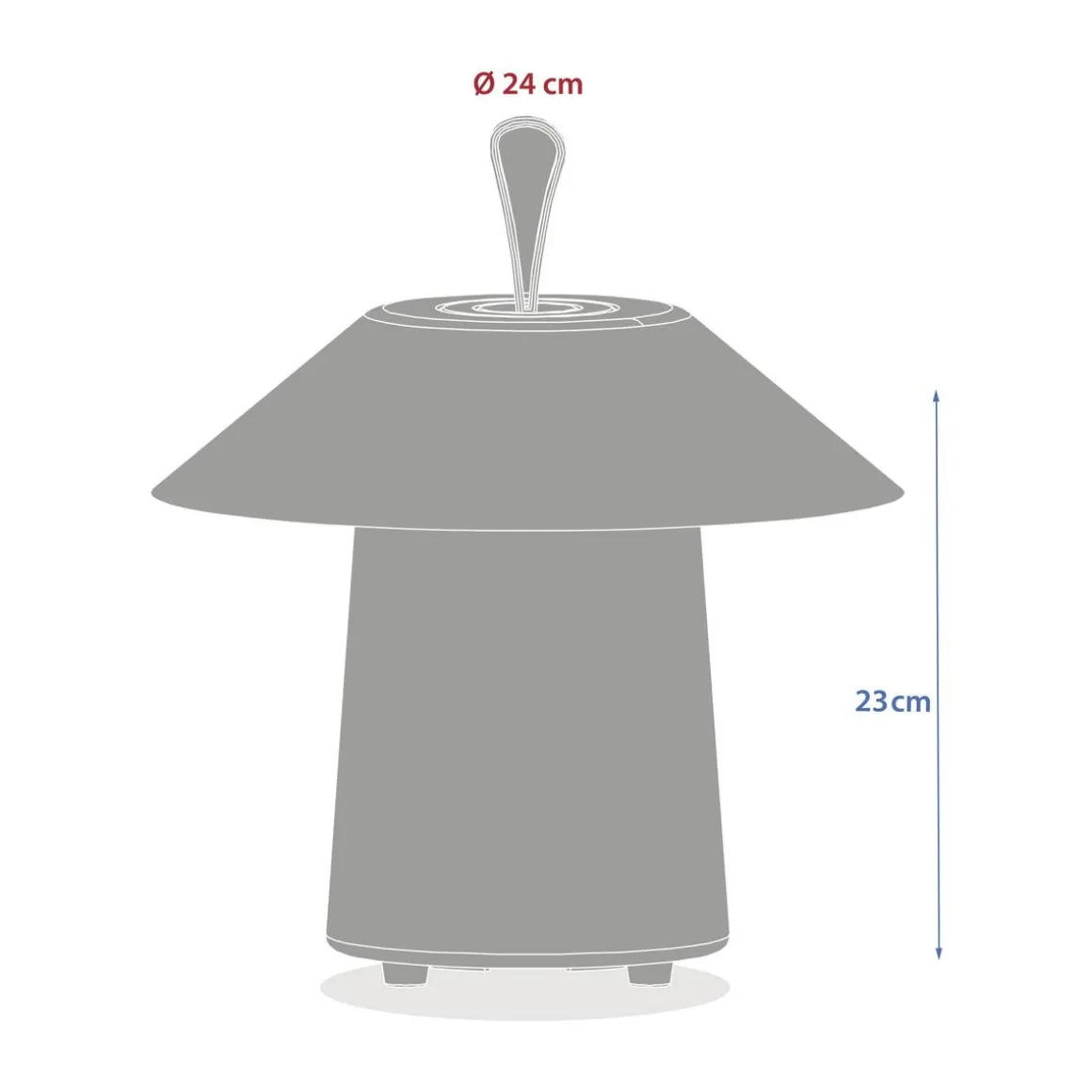 Luminaire d'extérieur MOVY Argile