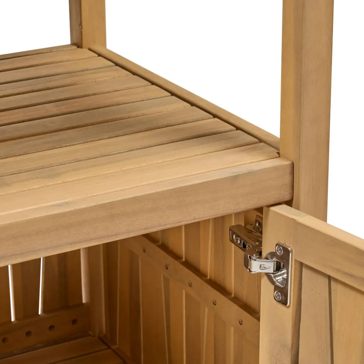 Module 2 portes à roulettes pour cuisine d'été LODGIA Beige