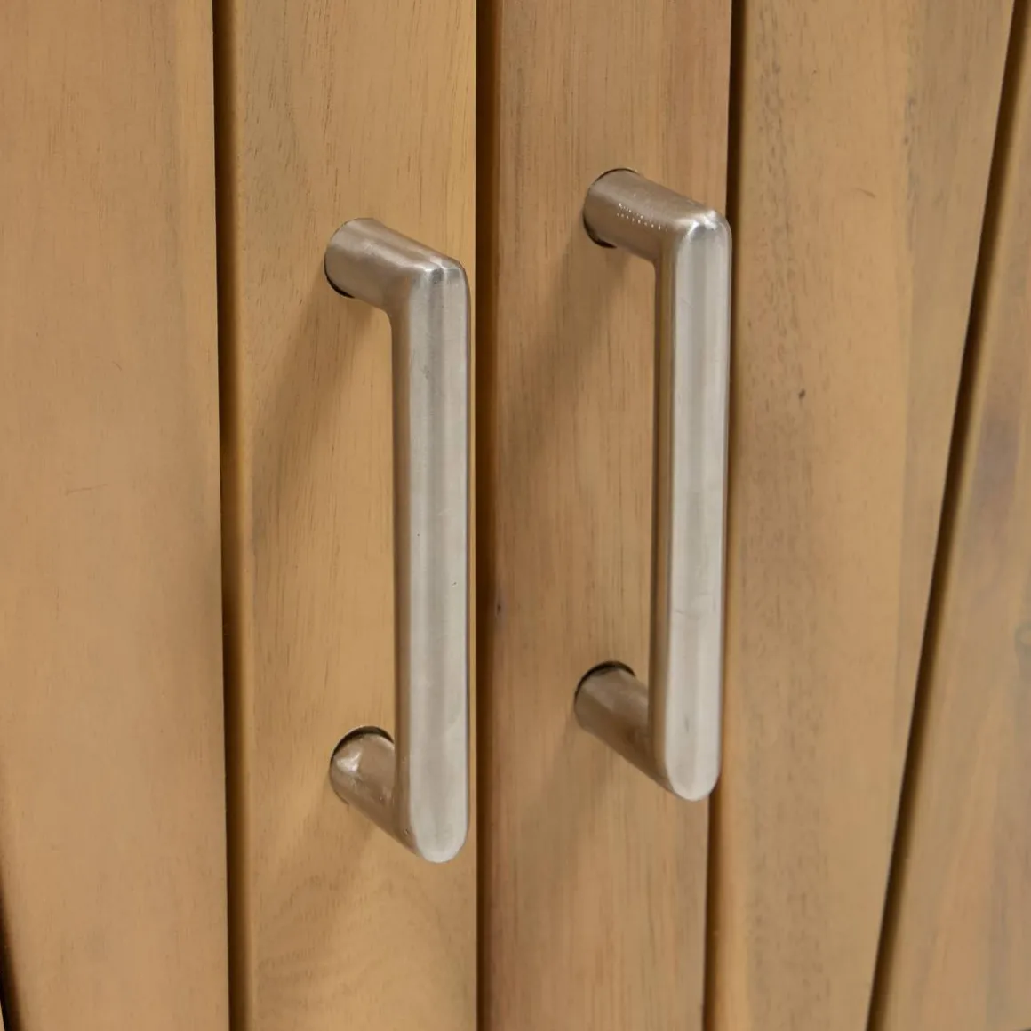 Module 2 portes à roulettes pour cuisine d'été LODGIA Beige
