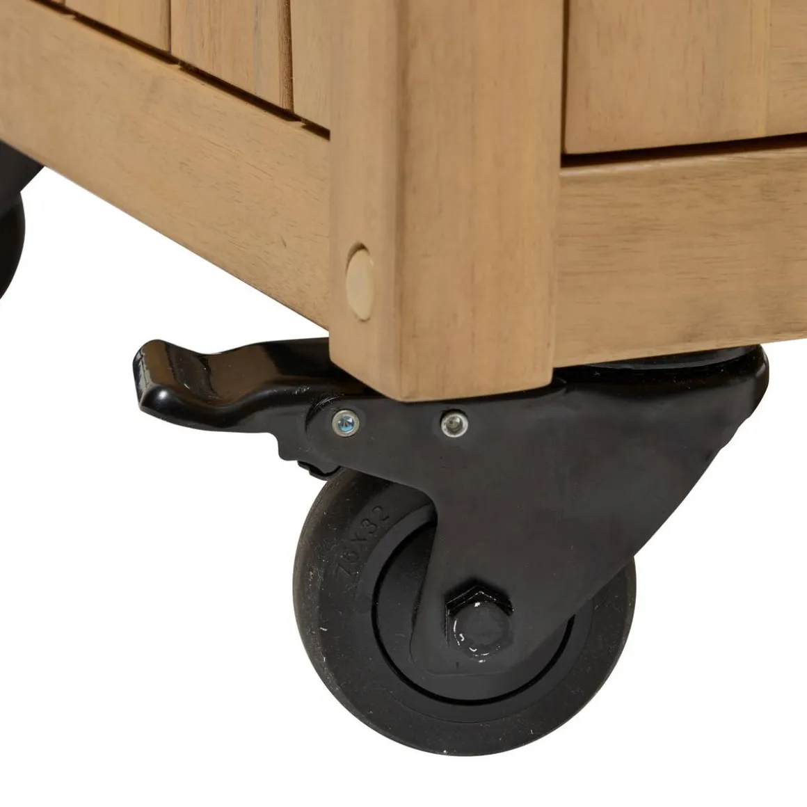 Module 2 portes à roulettes pour cuisine d'été LODGIA Beige