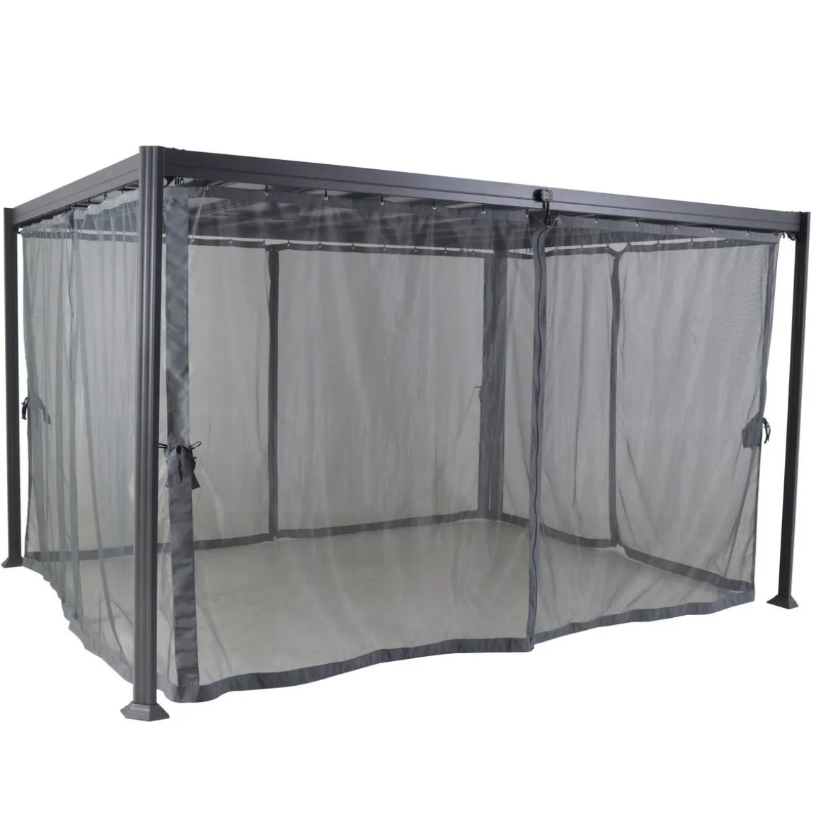 Moustiquaire pour pergola BELIZE Ardoise