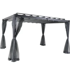 Moustiquaire pour pergola BELIZE Ardoise
