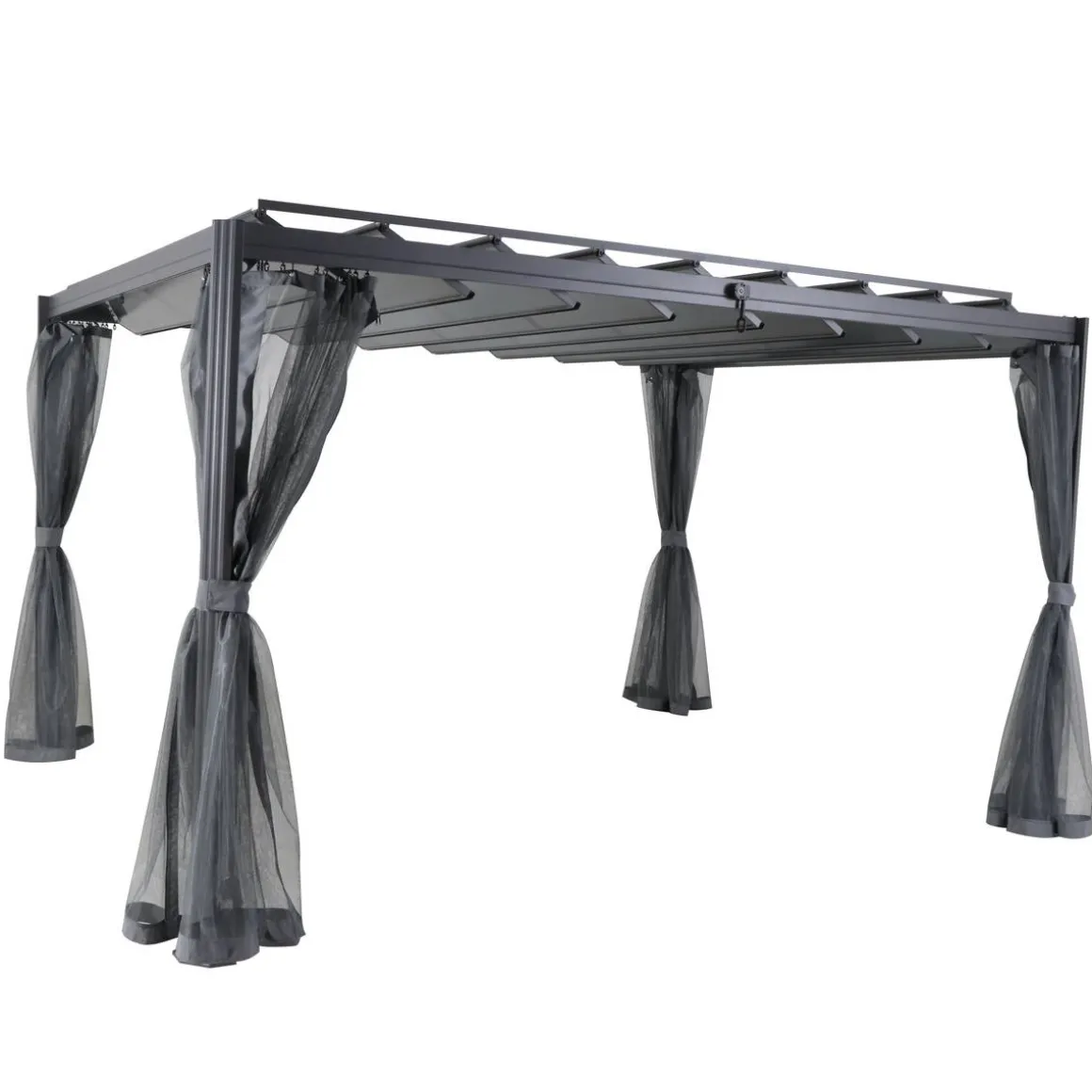 Moustiquaire pour pergola BELIZE Ardoise