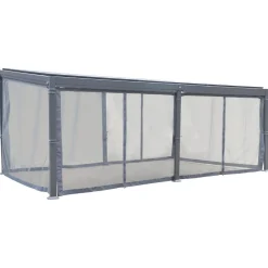 Moustiquaire pour pergola bioclimatique AVILA Graphite