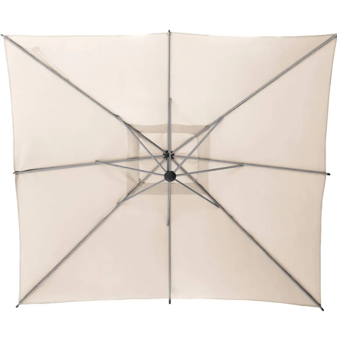 Parasol déporté carré inclinable MANOA Blé