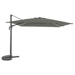 Parasol déporté carré inclinable MELHIA Vert laurier