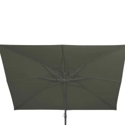 Parasol déporté carré inclinable MELHIA Vert laurier