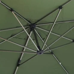 Parasol déporté rectangulaire ÉQUADOR Vert olive