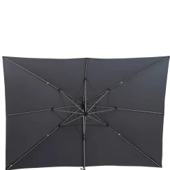Parasol déporté rectangulaire ÉQUADOR Ardoise