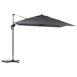 Parasol déporté rectangulaire ÉQUADOR Ardoise