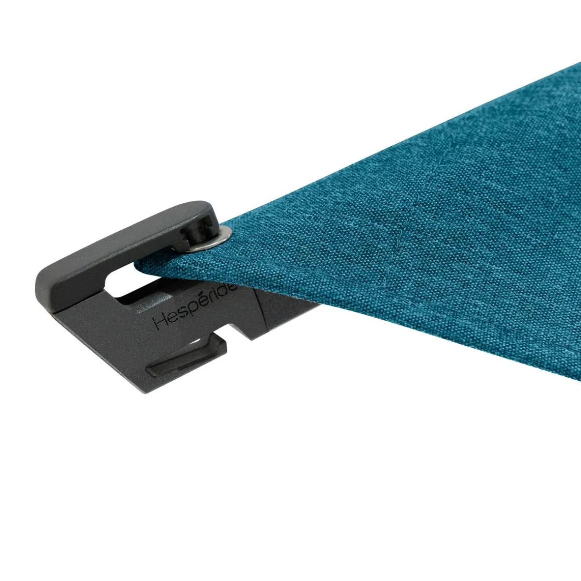 Parasol déporté rectangulaire inclinable MELHIA Bleu canard / Graphite