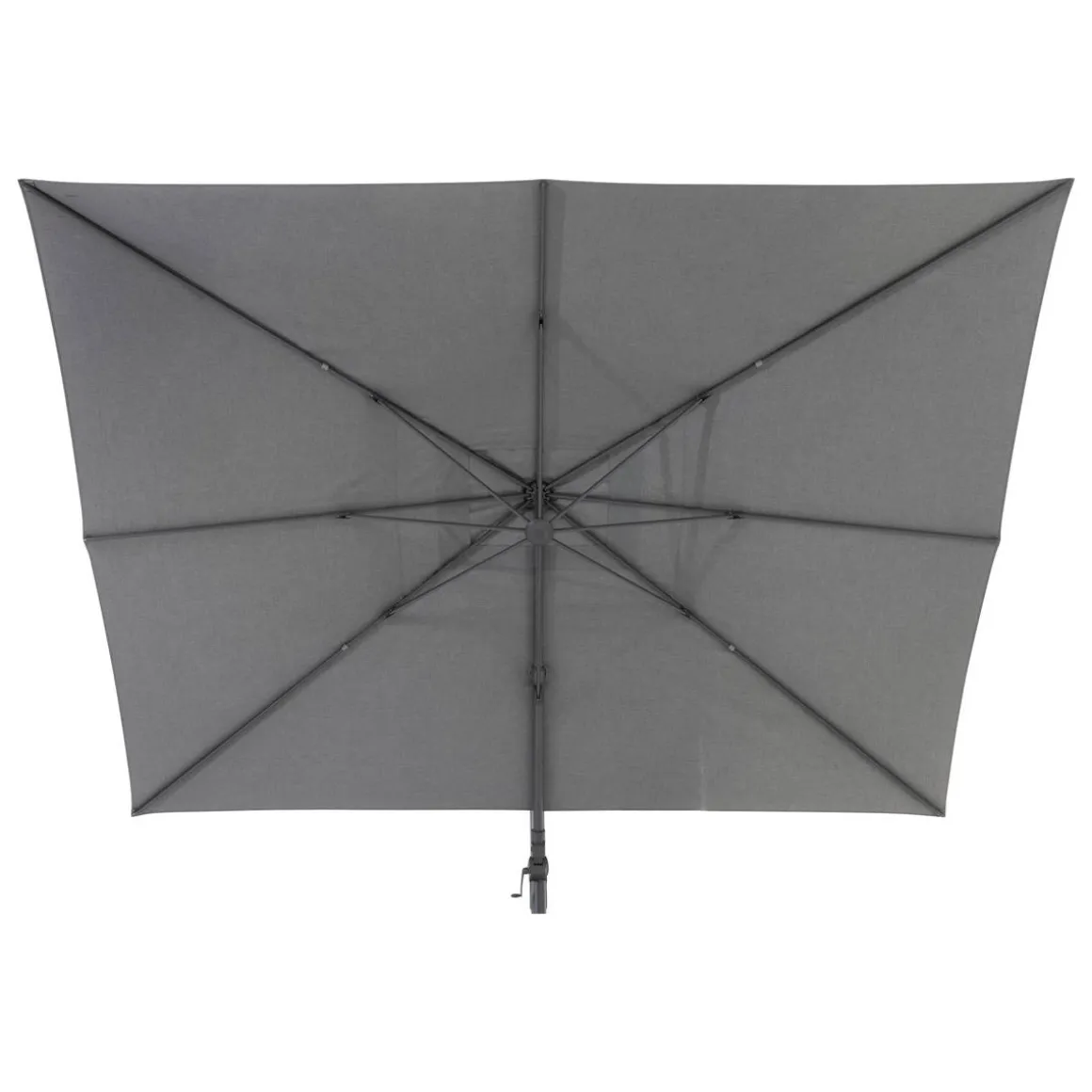 Parasol déporté rectangulaire SUENYO Sunbrella® Anthracite