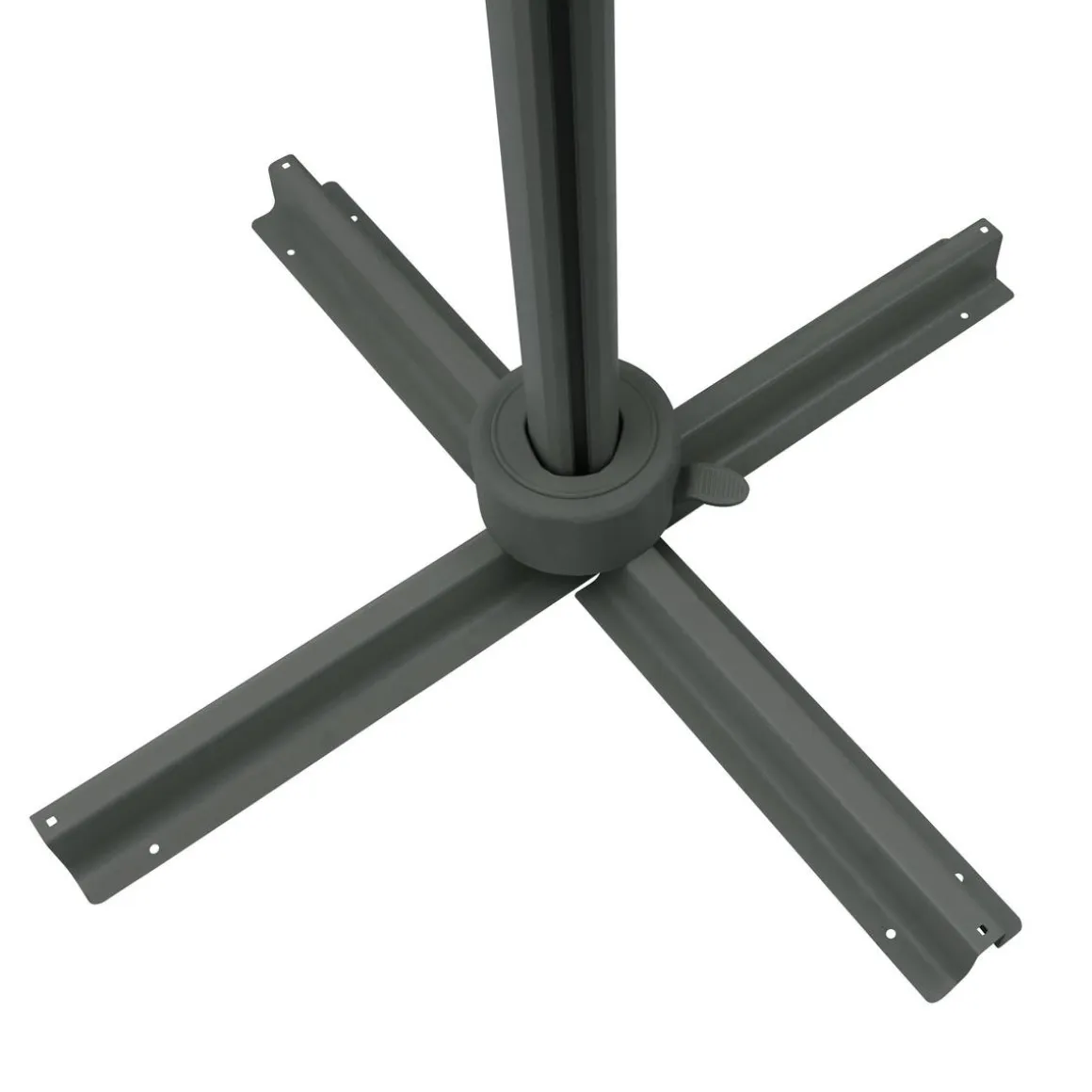 Parasol déporté rectangulaire inclinable MELHIA Vert laurier
