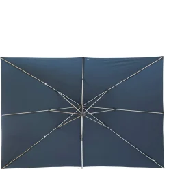 Parasol déporté rectangulaire ÉQUADOR Pétrole