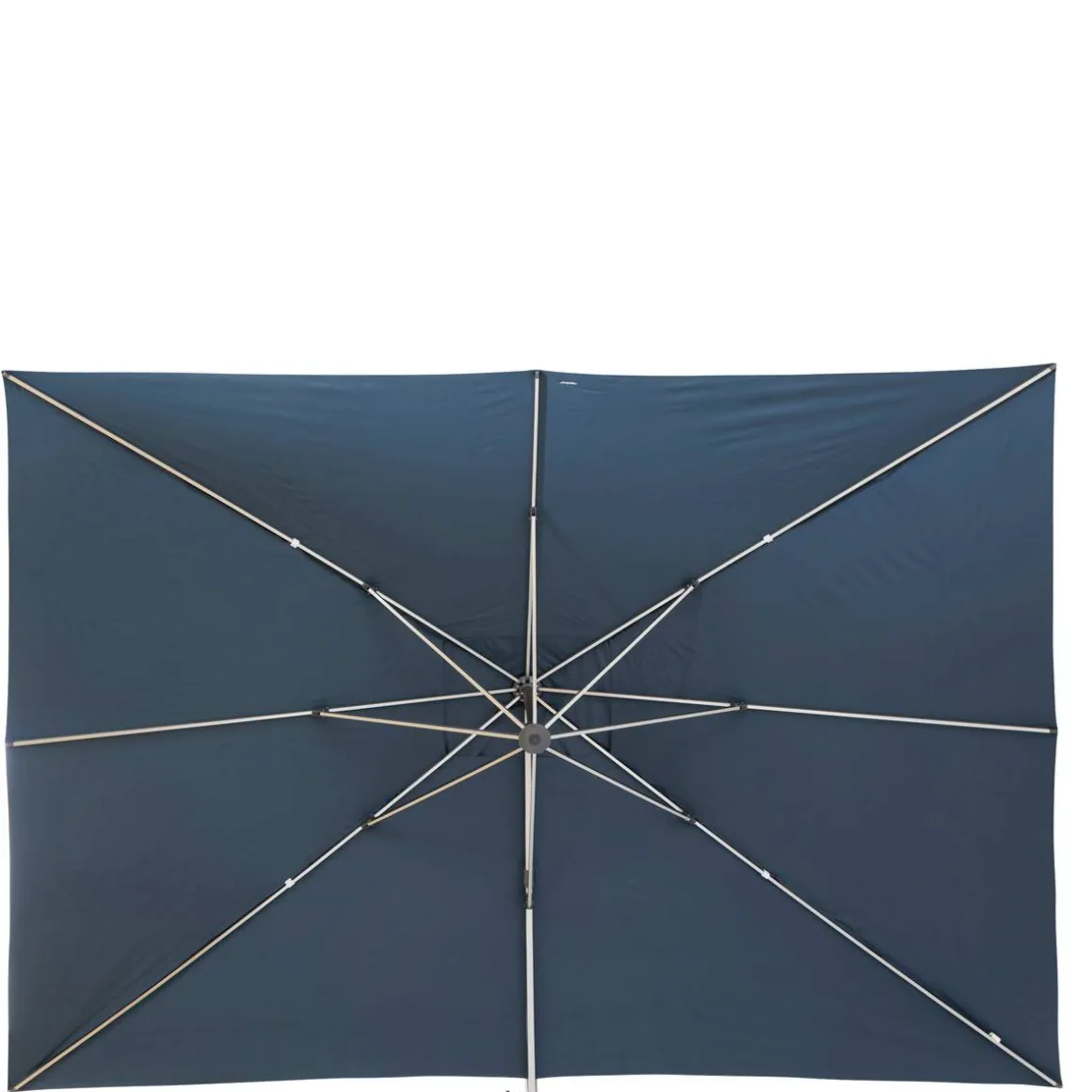 Parasol déporté rectangulaire ÉQUADOR Pétrole
