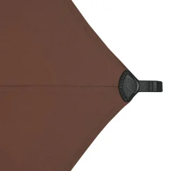 Parasol déporté rond MANOA Acajou