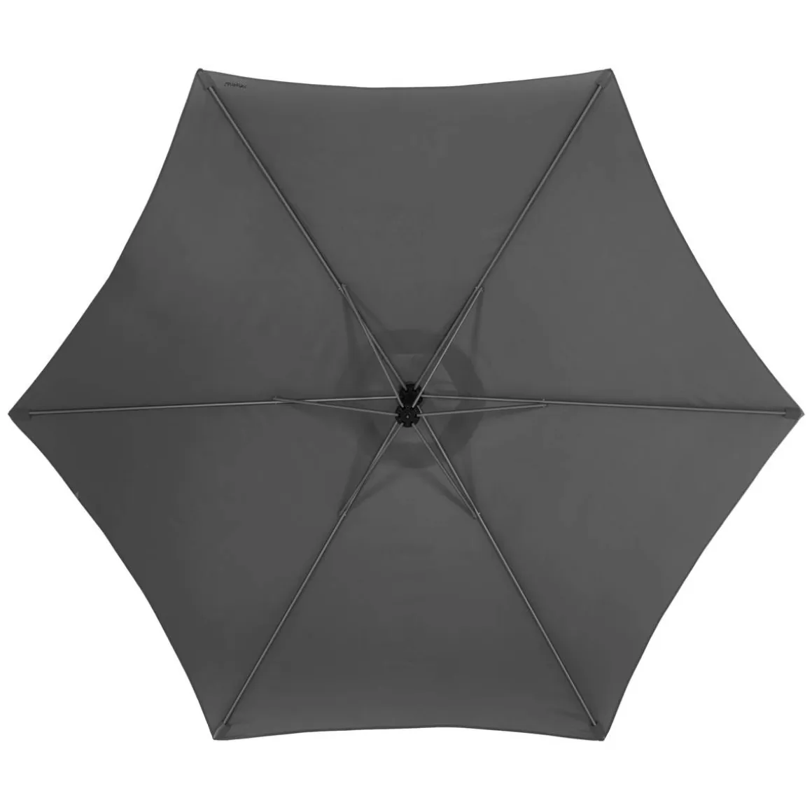 Parasol déporté rond MANOA Ardoise