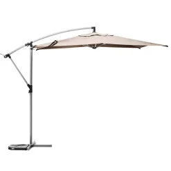 Parasol déporté rond MANOA Blé