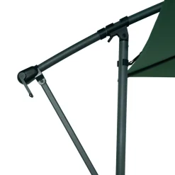 Parasol déporté rond MANOA Vert olive / Graphite