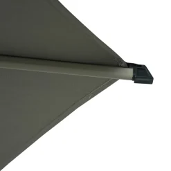 Parasol droit carré inclinable SOYA Café