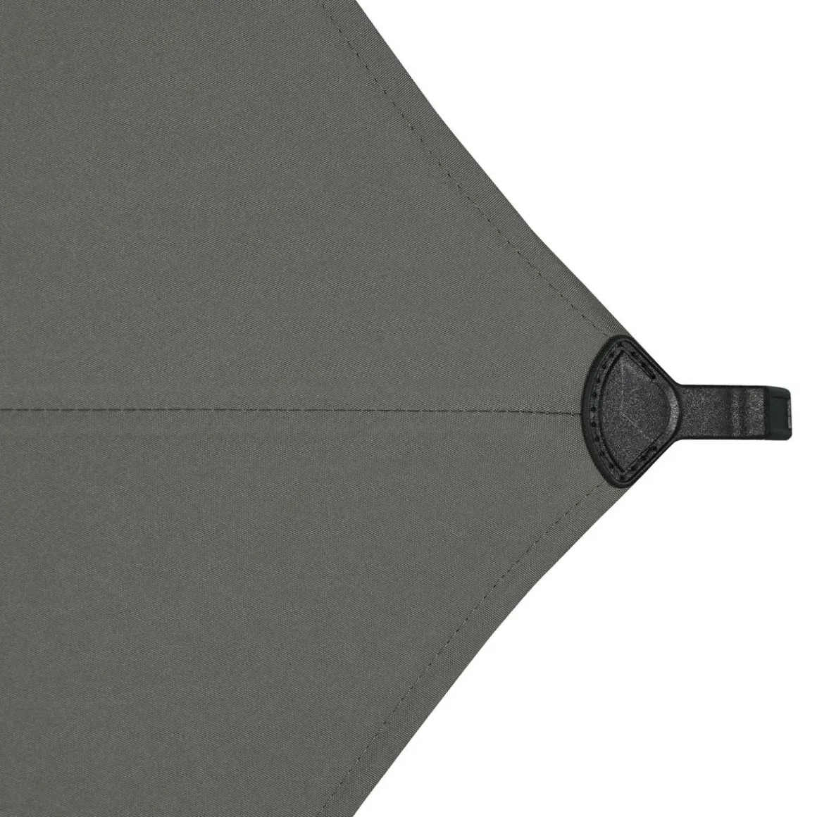 Parasol droit carré inclinable SOYA Café