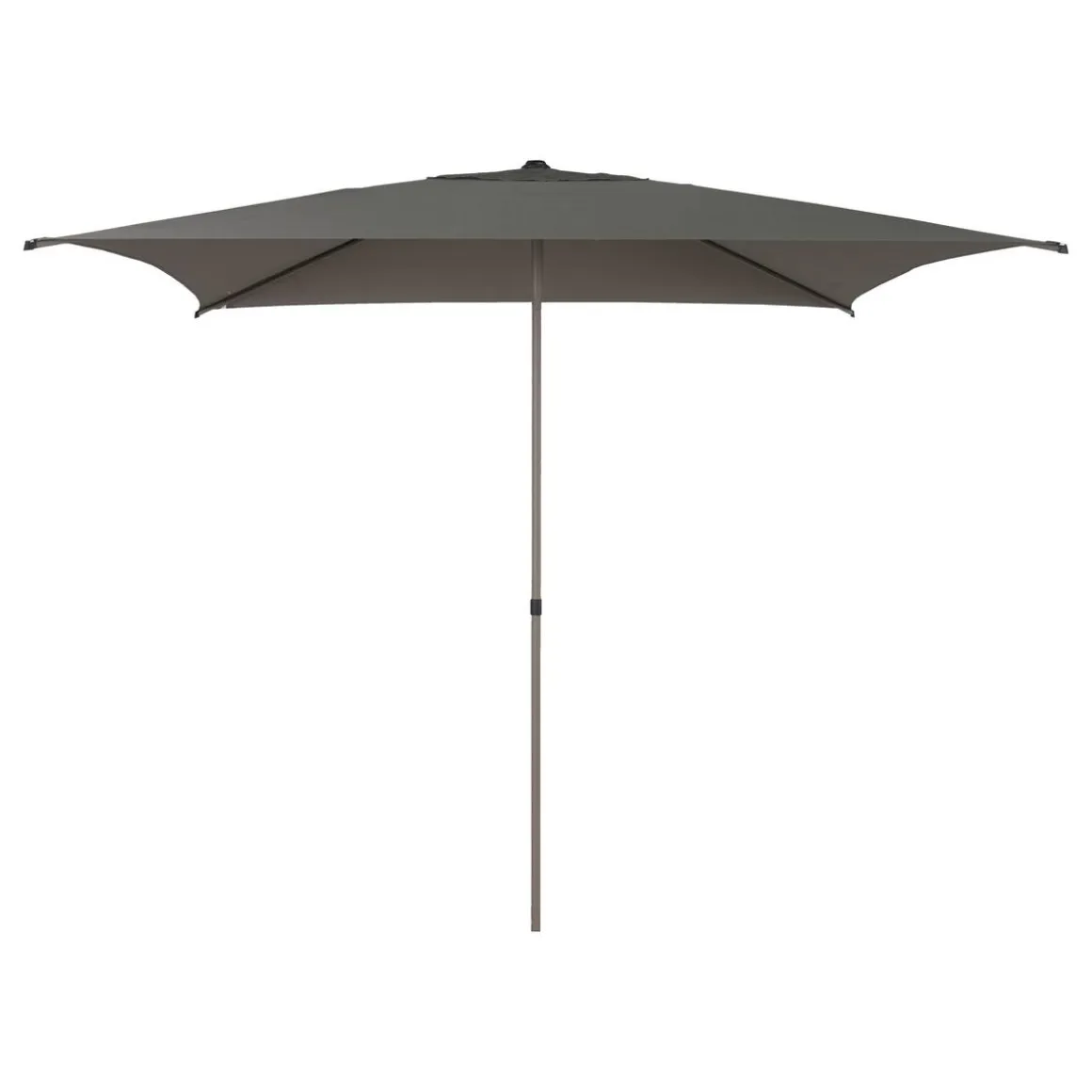 Parasol droit carré inclinable SOYA Café