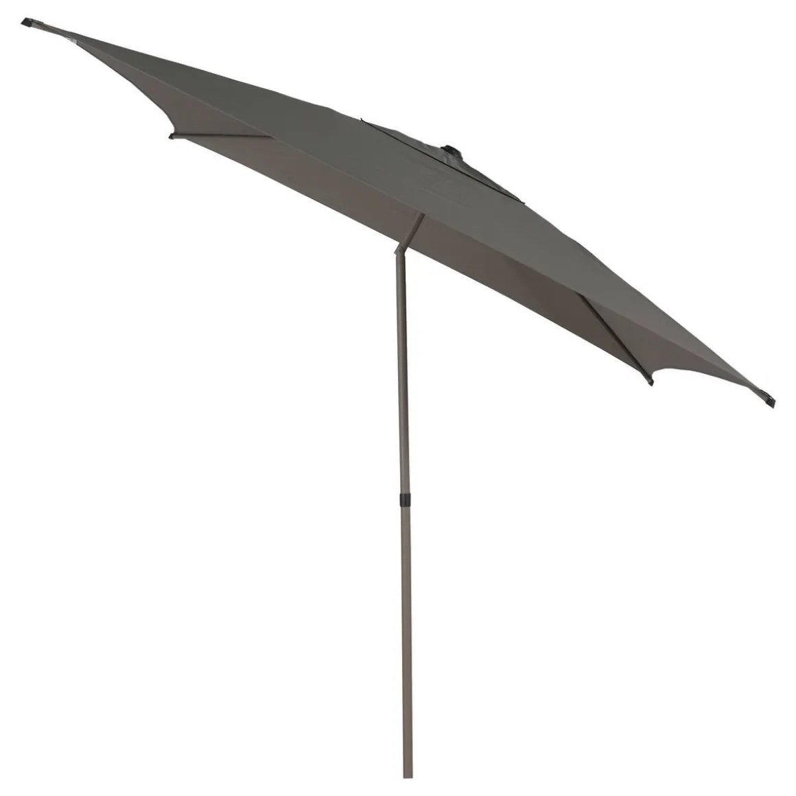 Parasol droit carré inclinable SOYA Café