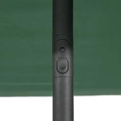Parasol droit carré inclinable SOYA Vert olive