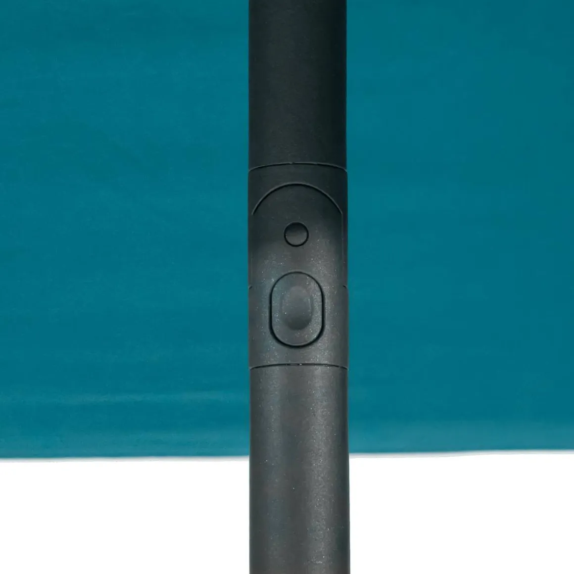 Parasol droit carré inclinable SOYA Bleu canard