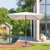 Parasol droit carré inclinable SOYA Blé