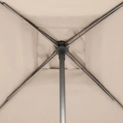 Parasol droit carré inclinable SOYA Blé