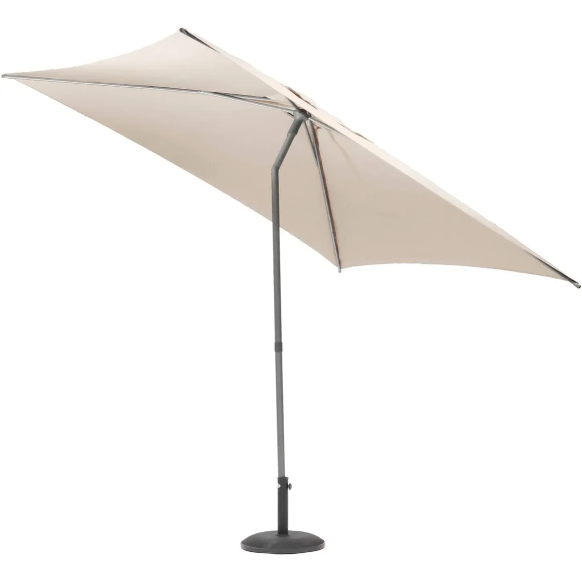 Parasol droit carré inclinable SOYA Blé