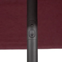 Parasol droit carré inclinable SOYA Bordeaux