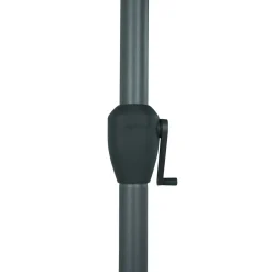 Parasol droit rectangulaire LOOMPA Vert olive / Graphite