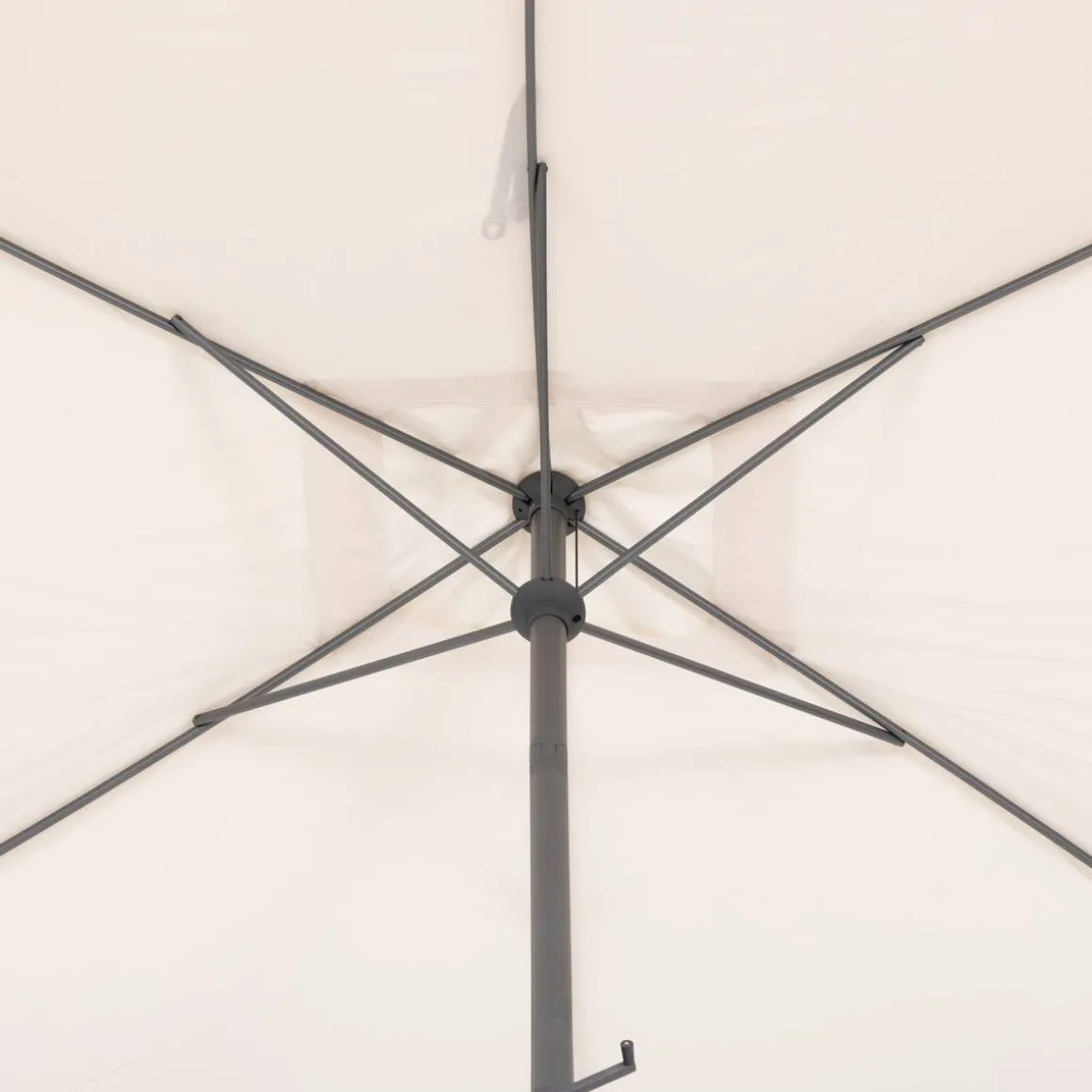 Parasol droit rectangulaire inclinable LOOMPA Blé
