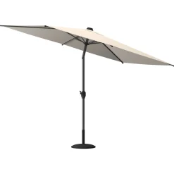 Parasol droit rectangulaire inclinable LOOMPA Blé