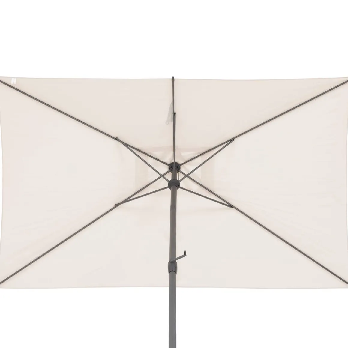 Parasol droit rectangulaire inclinable LOOMPA Blé