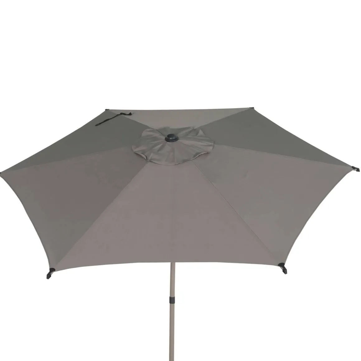 Parasol droit rond inclinable SOYA Café