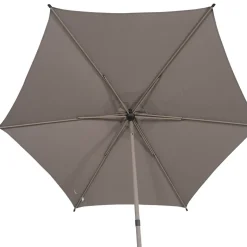 Parasol droit rond inclinable SOYA Café
