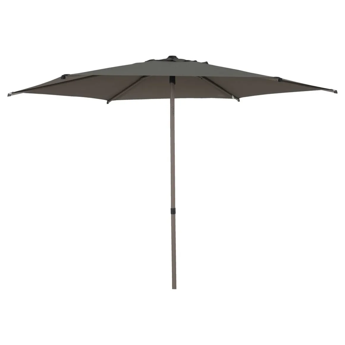 Parasol droit rond inclinable SOYA Café